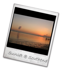 a romantic sunset at the moorings bed and breakfast southend on sea